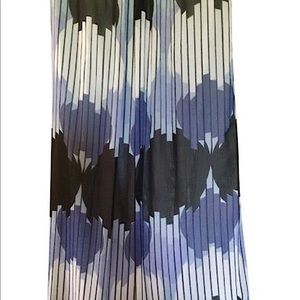 🌹NWT Max & Cleo Chiffon Strapless Indigo Maxi Dress